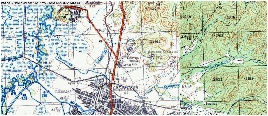 Карта черниговка приморский край