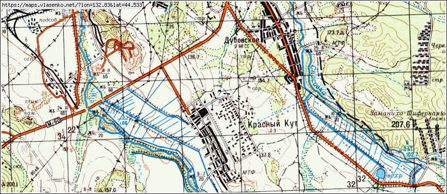 Карта хорольского района приморского края подробная