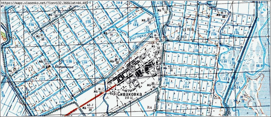 Карта приморского края хорольского района подробная