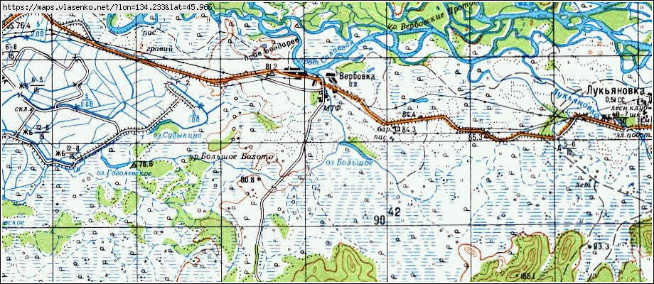 Карта рощино приморский край