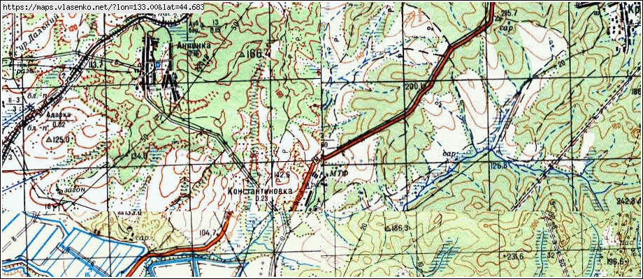 Спасское приморский край карта