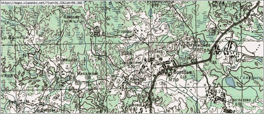 Карта кунья псковская область