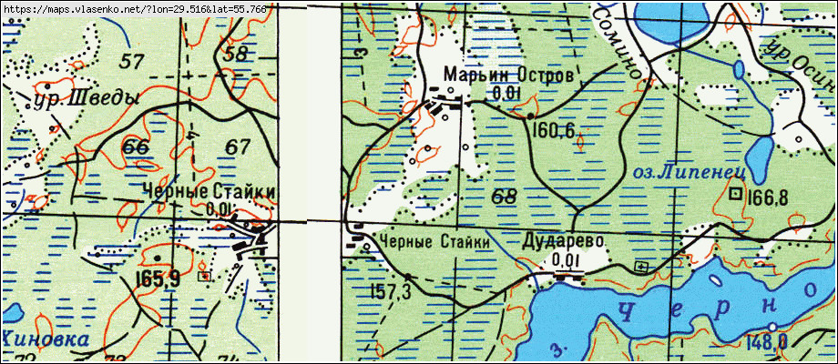 Остров псков карта