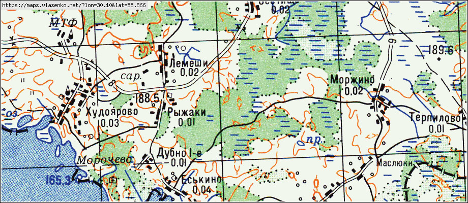 Карта псковской области невельского района псковской области