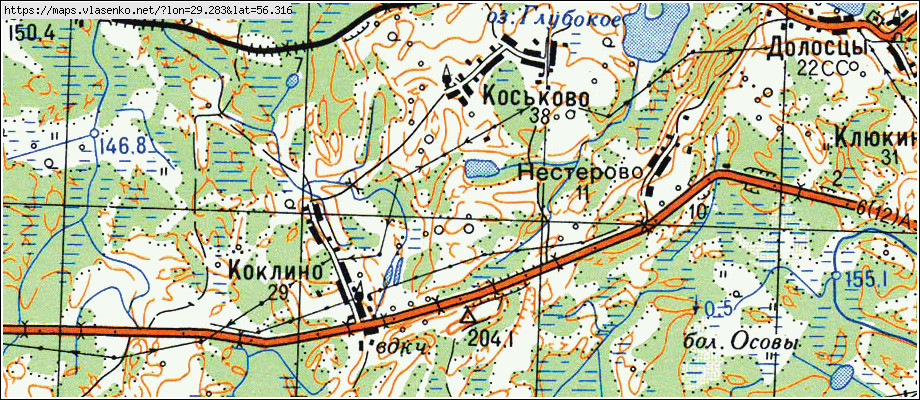 Карта пустошкинского района псковской области подробная с деревнями