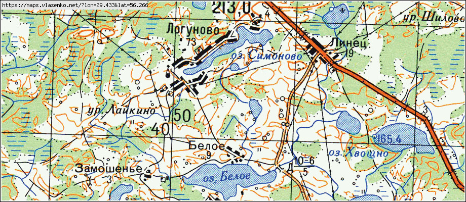 Карта пустошкинского района псковской области 1940 года