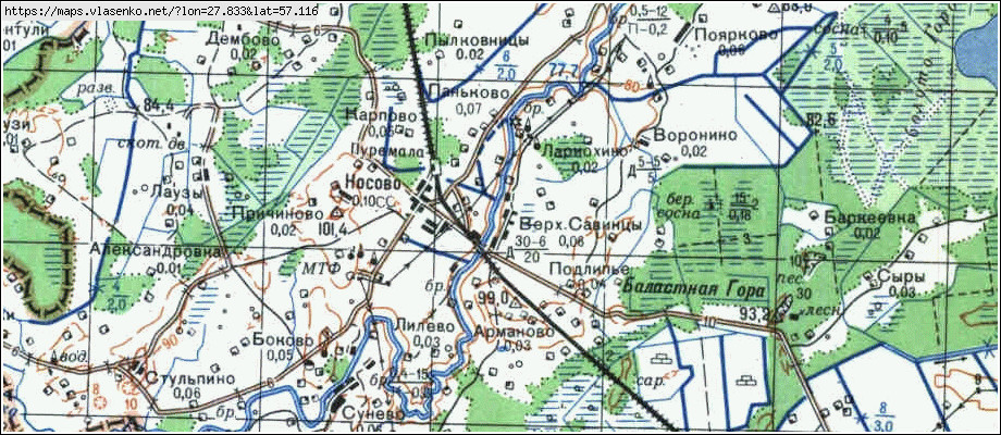 Карта пыталовского района псковской области