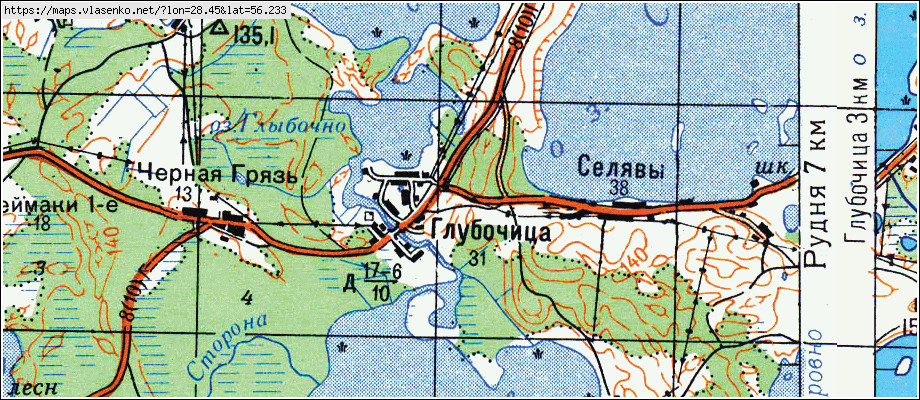 Карта себежского района