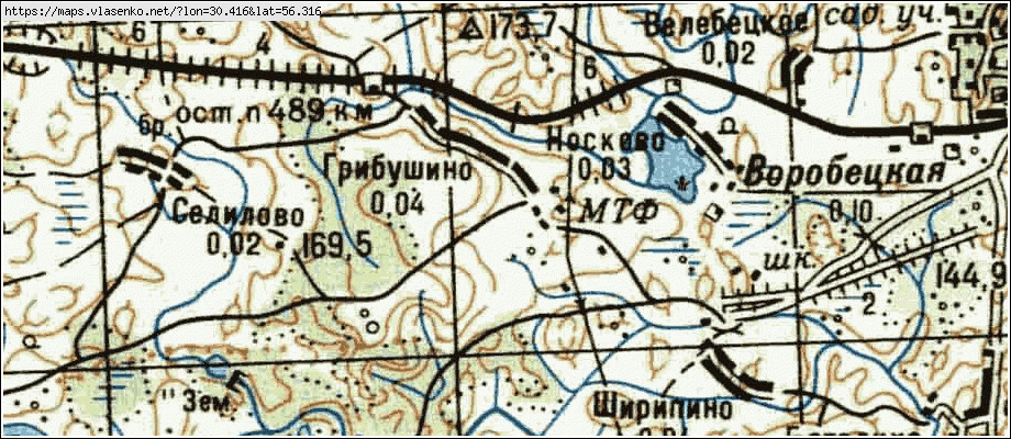 Креплянка великолукского района карта