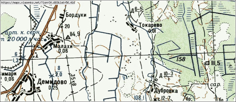 Поречье великолукский район карта