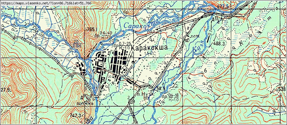 Кадастровая карта каракокша