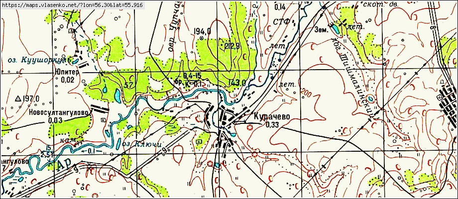 Карта балтачевского района