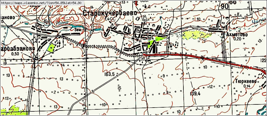 Карта башкирии благоварский район