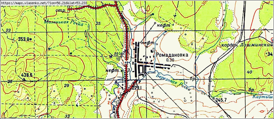 Ишимбайский район карта с деревнями подробная