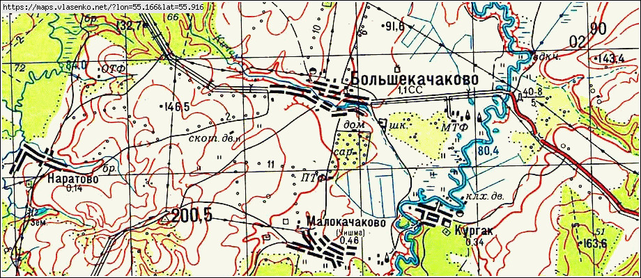 Карта калтасы с улицами и номерами