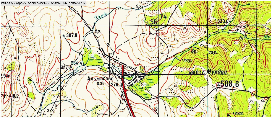 Мраково карта с улицами