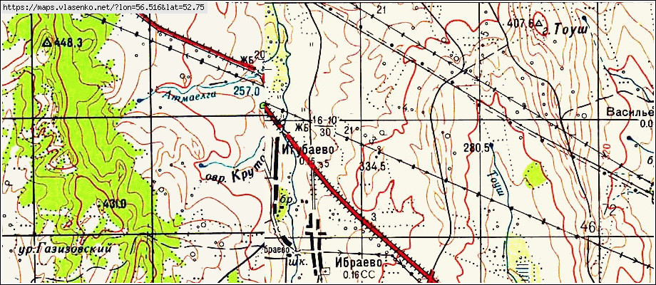 Кадастровая карта мраково кугарчинский