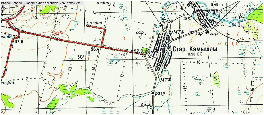 Тарабердино кушнаренковский район карта