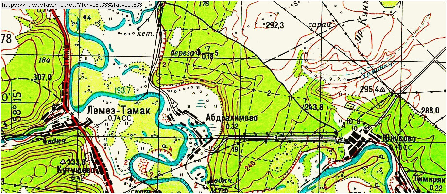 Карта мечетлинский район село большеустьикинское