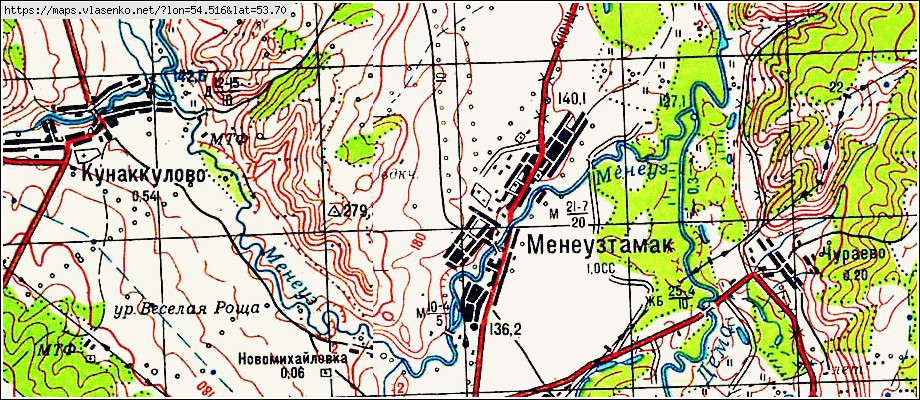 Карта миякинского района