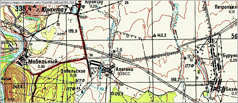 Большой куганак стерлитамакский район карта