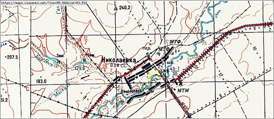 Карта наумовка стерлитамакский район