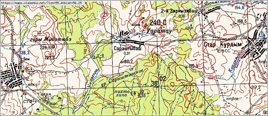 Карта с в татышлы