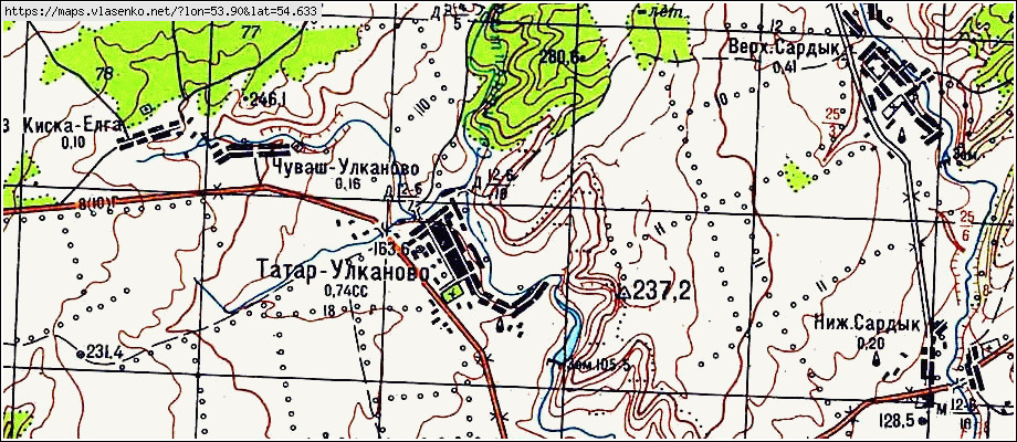 Карта туймазинского района