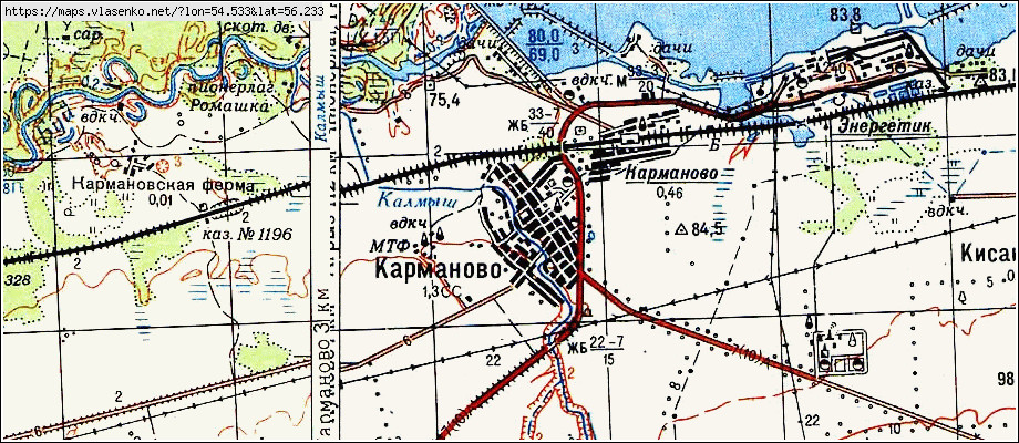 Карта село карманово