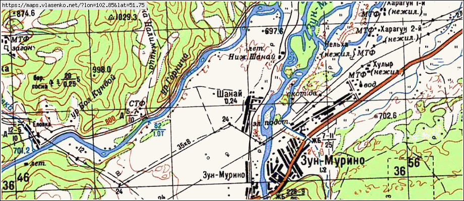 Тункинский район карта подробная с деревнями