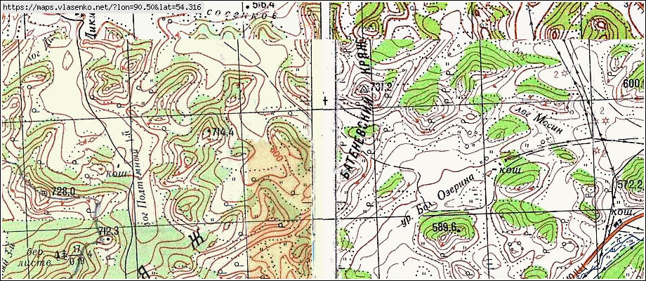 Карта ЧАЛГЫСТАГ, Республика Хакасия область, Ширинский район