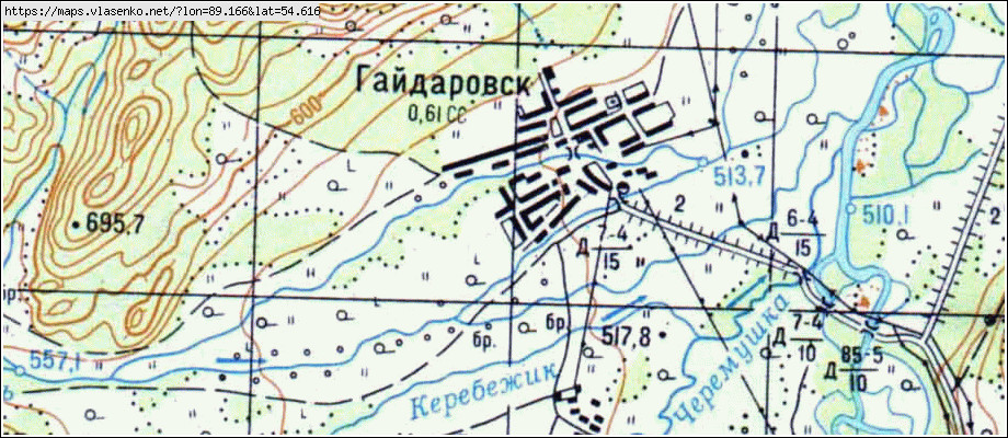 Карта ХУТОР, Республика Хакасия область, Ширинский район