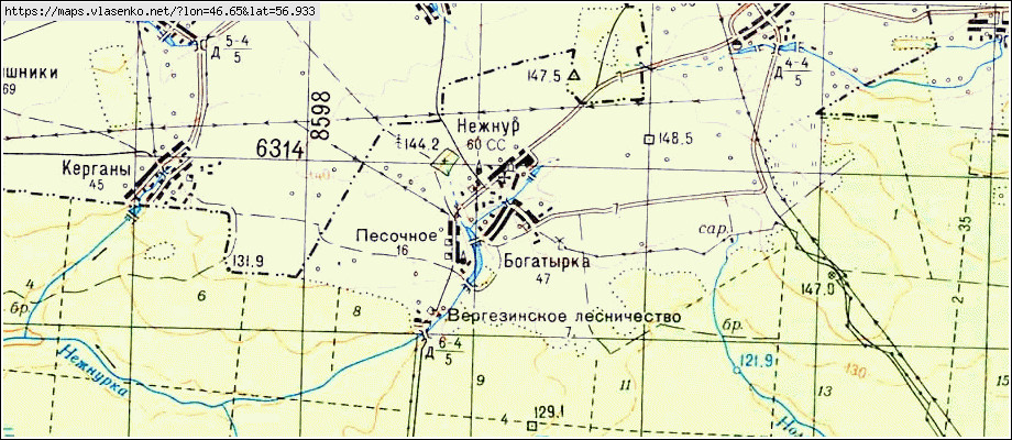 Килемарский район карта