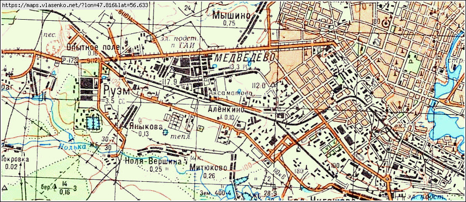 Кадастровая карта йошкар ола