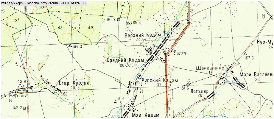 Карта пгт советский