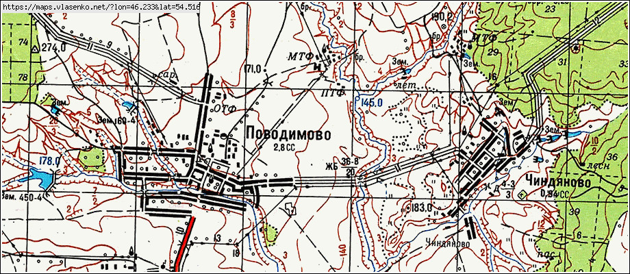 Карта атяшевского района