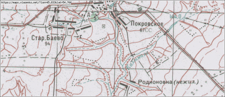 Атяшевский район мордовия карта