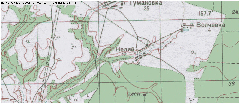 Старая карта мордовии с районами и селами