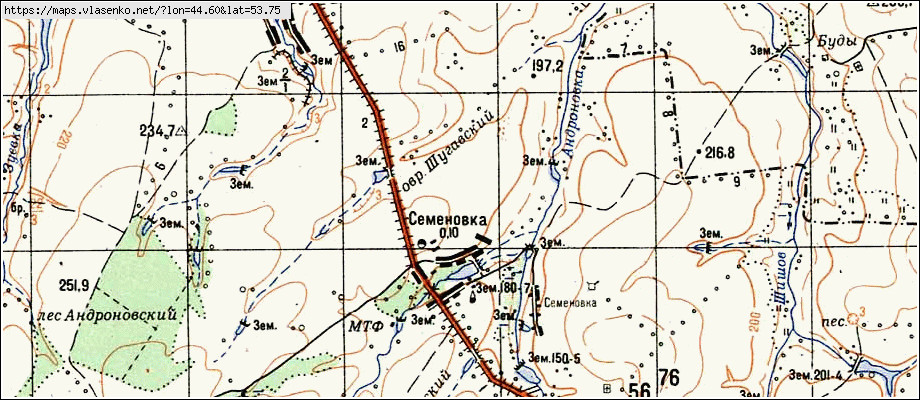 Карта кожай семеновка