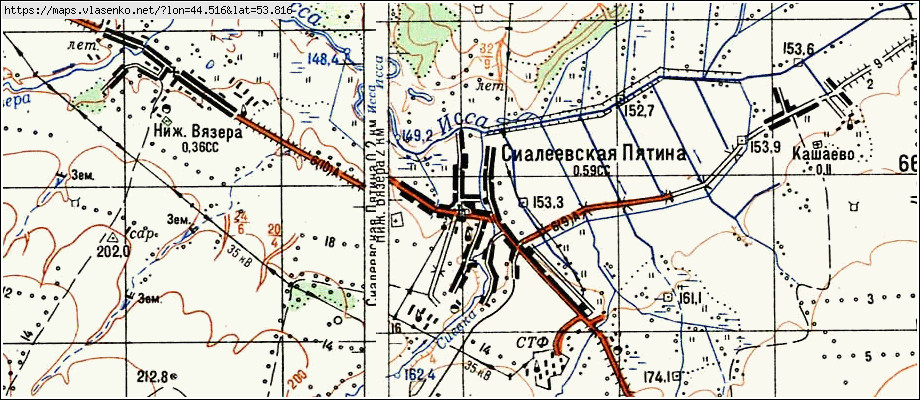 Инсарский район карта