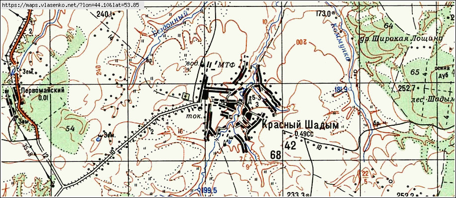 Карта ковылкинского района