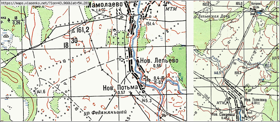 Карта ковылкинского района