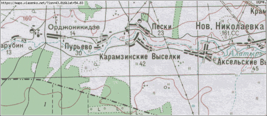 Карта ковылкинского района республики мордовия с селами