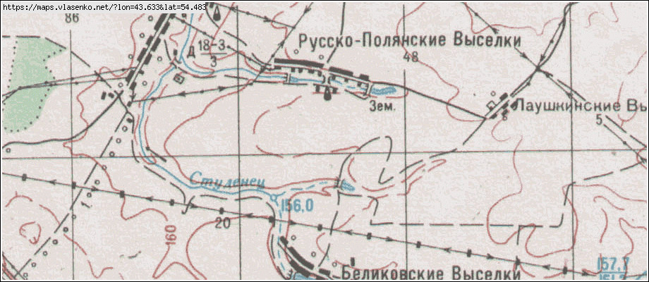 Русская поляна омская область карта