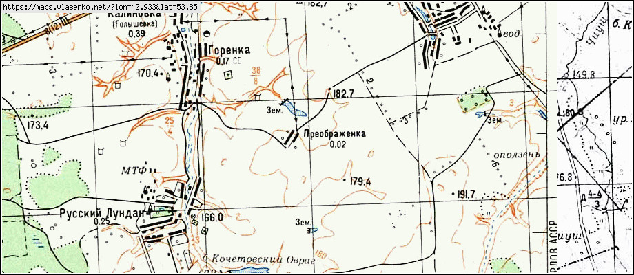 Карта зубово полянского района