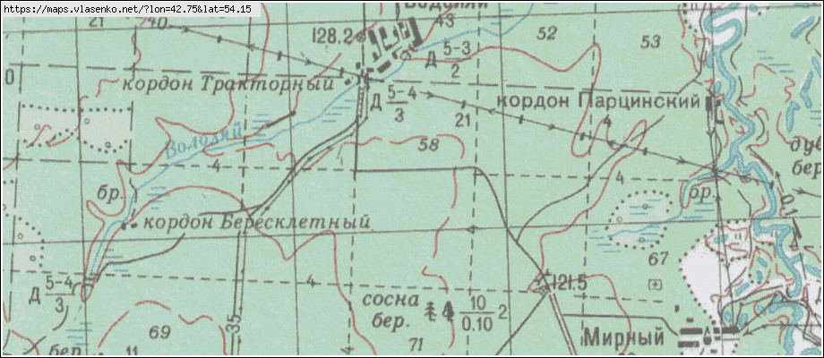 Карта зубово полянского района