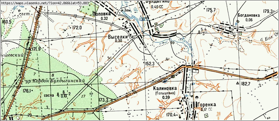 Карта выселки самарская область