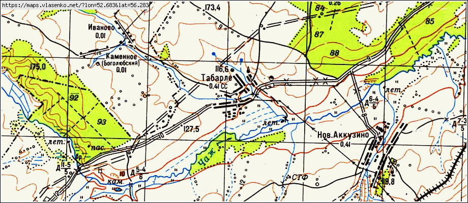 Крынды агрызский район карта