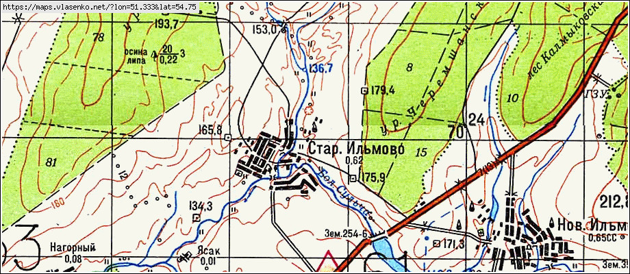 Карта черемшанского района с деревнями