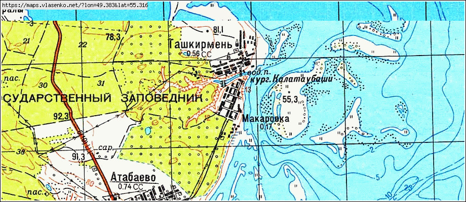 Усады карта лаишевский район